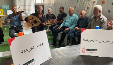 Bringing moments of joy and connection to older people in Gaza