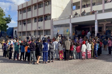 Psychosocial activities for children through a collaborative partnership