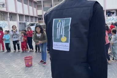 Psychosocial activities for children through a collaborative partnership