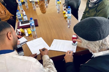 اتفاقية تعاون مشترك مع مؤسسة بيتنا الشبابية/ غزة