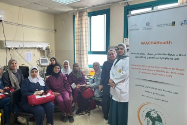 Juzoor reaches 1,000 beneficiaries through sessions promoting patient safety and infection prevention in Jenin and Tulkarm.