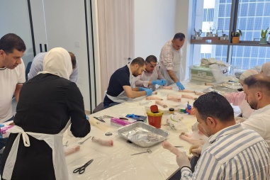 Juzoor Conducts Specialized Basic Surgical Skills Course Led by Palestinian Trainers