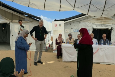 Recreational Event for Older People in Al-Matahin Area of Gaza