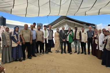 Recreational Event for Older People in Al-Matahin Area of Gaza