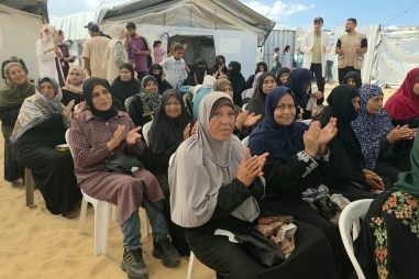 Recreational Event for Older People in Al-Matahin Area of Gaza