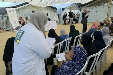 Recreational Event for Older People in Al-Matahin Area of Gaza