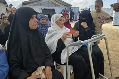 Recreational Event for Older People in Al-Matahin Area of Gaza