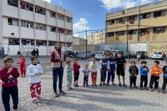 Psychosocial activities for children through a collaborative partnership