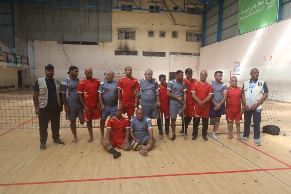 Unbreakable Will | Amputees Playing Sitting Volleyball in Gaza