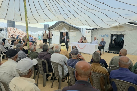Recreational Event for Older People in Al-Matahin Area of Gaza