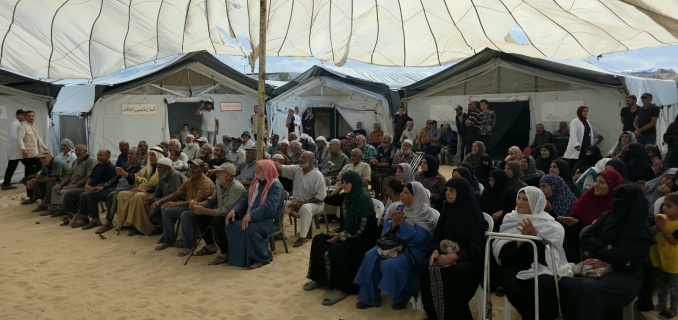 Recreational Event for Older People in Al-Matahin Area of Gaza